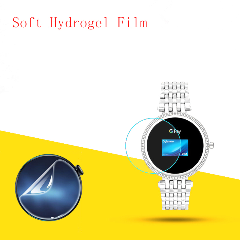 Smartwatch Watches Michael Kors - Miękka folia hydrożelowa Clear HD Transparent