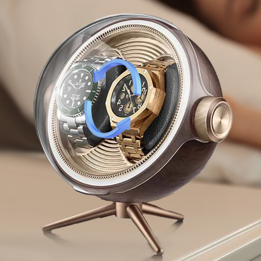 Watch Winder Single - Wysokiej klasy, ciche, lekkie rotatory do