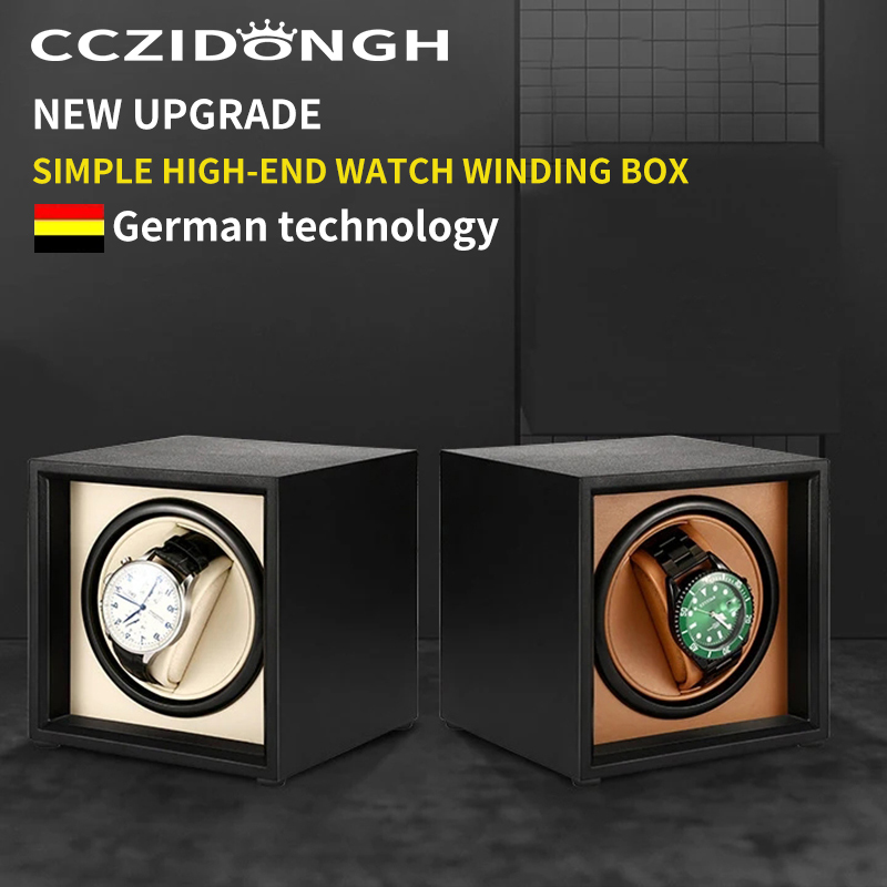 Watch Winder Single - Wyprodukowano w Niemczech, Automatyczny rotomat do