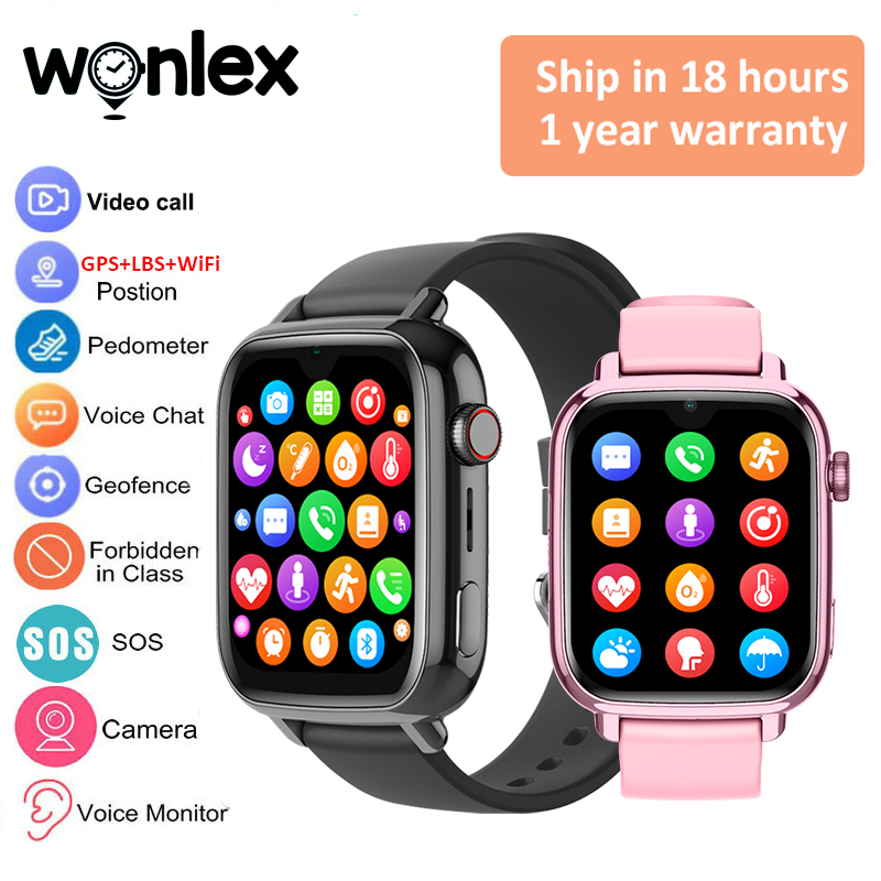 Smartwatch Watches For Kids With Gps - Wonlex KT34 Inteligentny zegarek dla dzieci