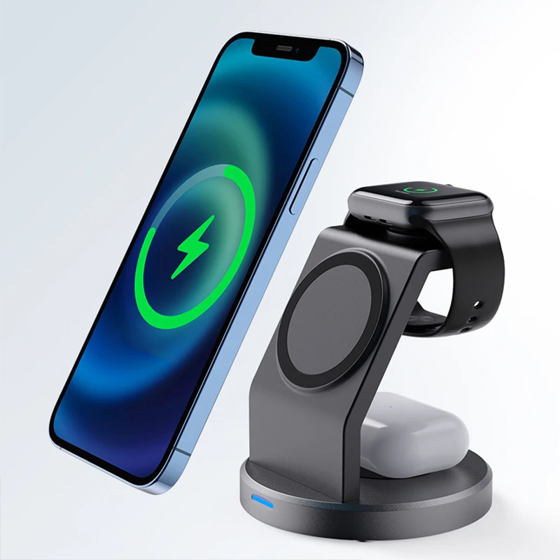 Smartwatch Phone Watches - Stojak na bezprzewodową ładowarkę 3 w
