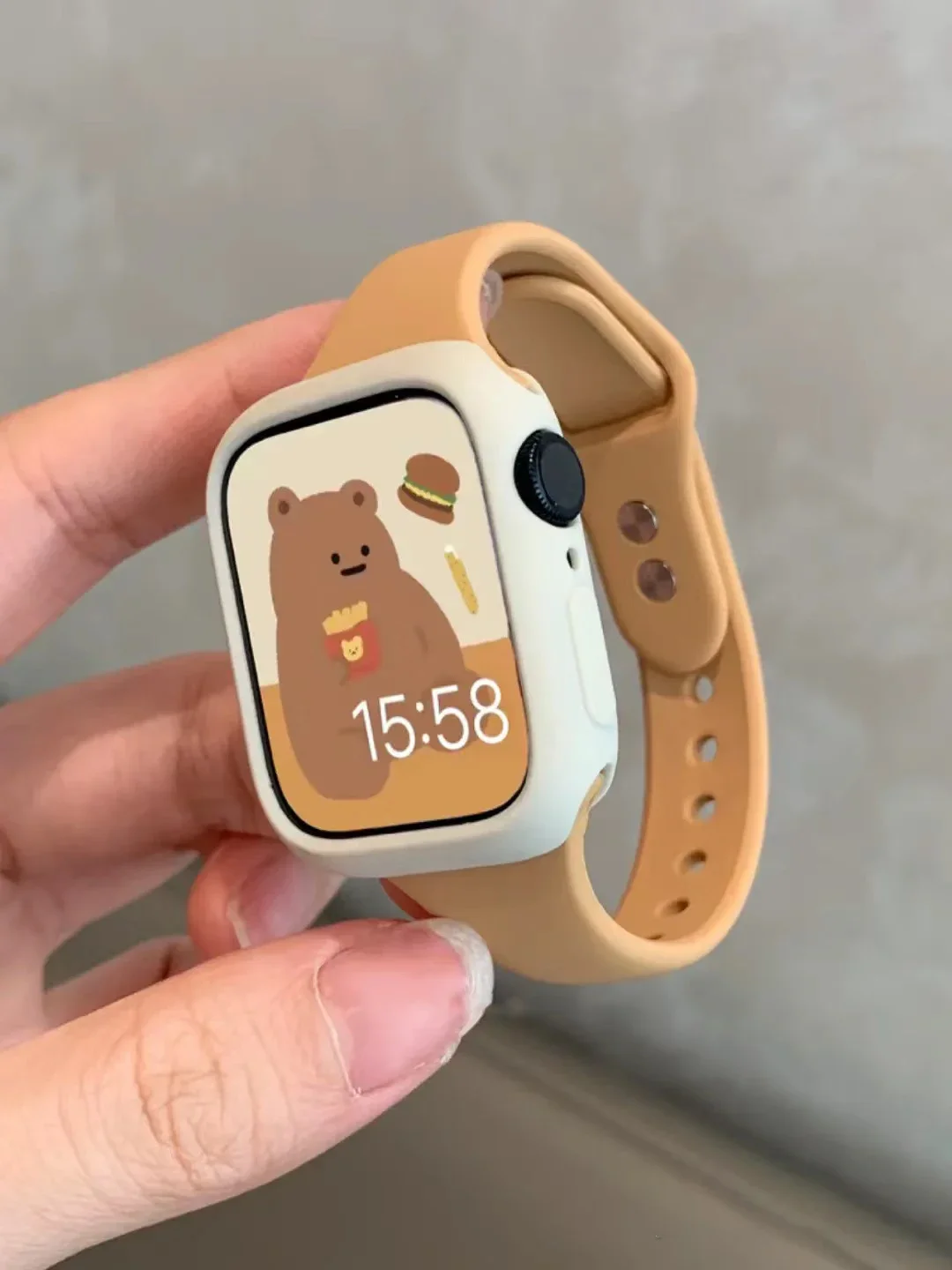 Smartwatch Slim Watches For Men - Smukły silikonowy pasek do zegarka Apple