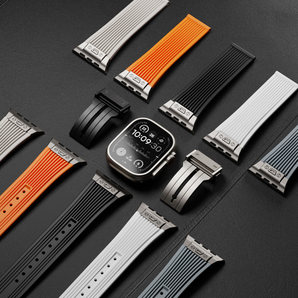 Smartwatch Slim Watches For Men - Silikonowy pasek do Apple Watch Ultra