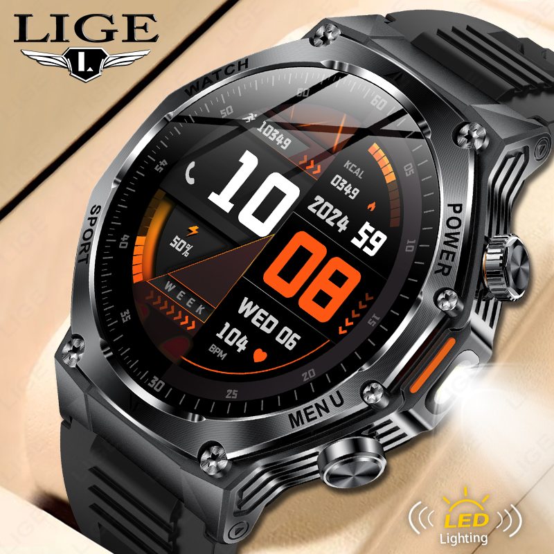 Smartwatch Latest Watches For Men - LIGE nowych mężczyzna 800mAh bardzo długa
