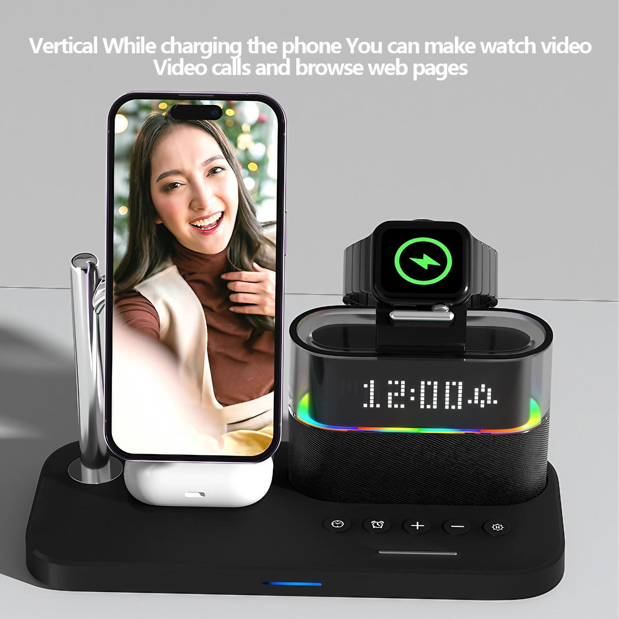 Magnetyczna bezprzewodowa stac – Smartwatch Phone Watches recenzja i cena