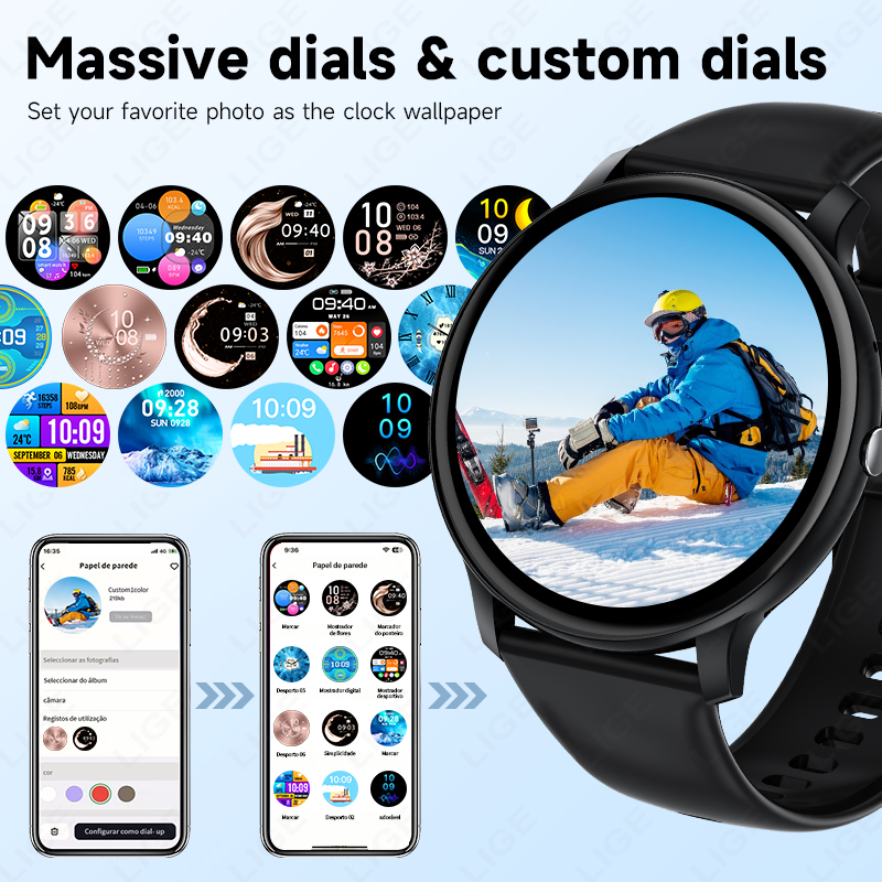 LIGE Bluetooth Call Kobiety In – Smartwatch Latest Watches For Men recenzja i cena
