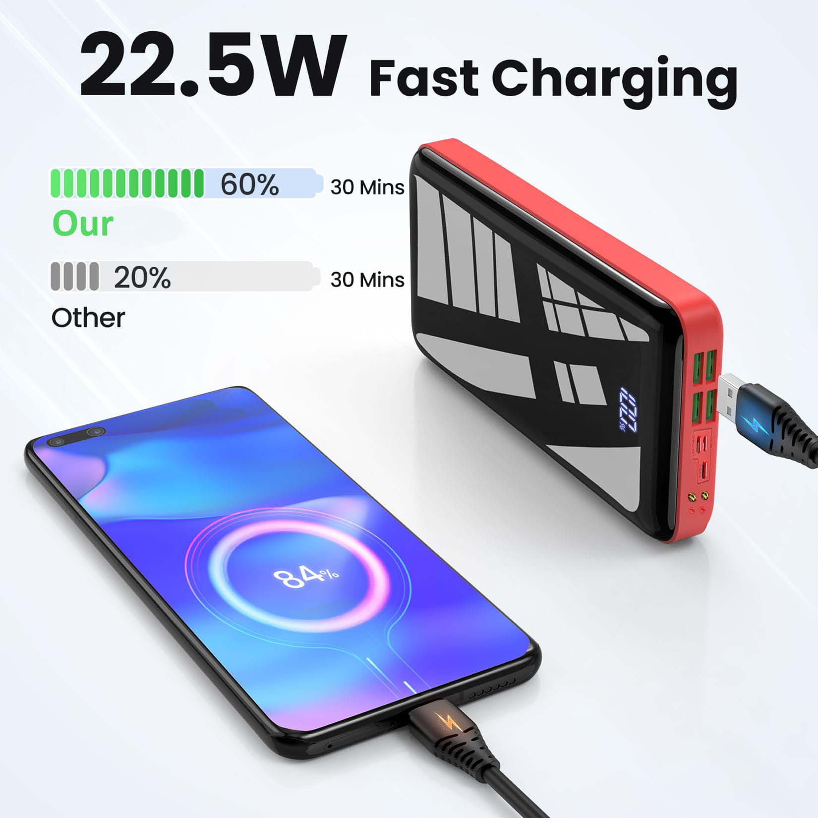 Przenośna ładowarka 30000 mAh  – Smartwatch Phone Watches recenzja i cena