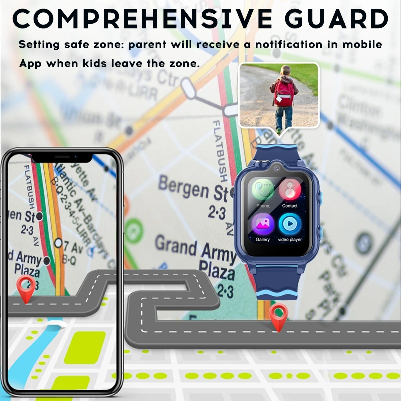 Smartwatch dla dzieci Yoateo 4 – Smartwatch Watches For Kids With Gps recenzja i cena