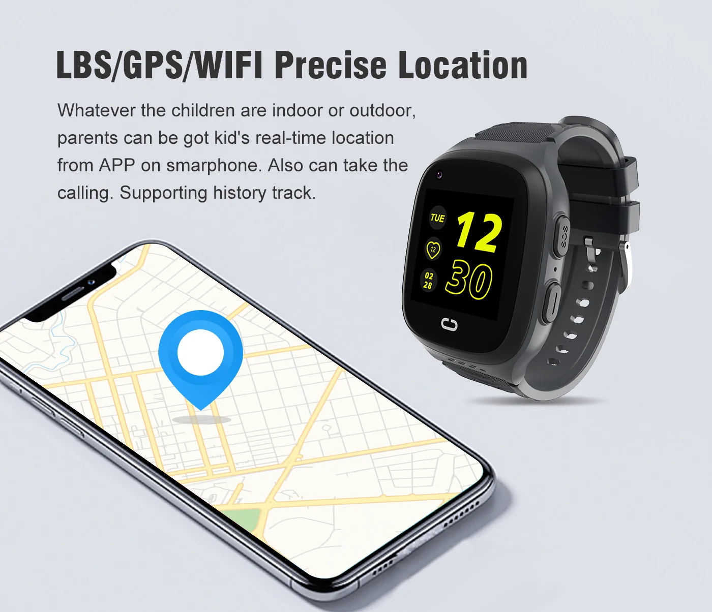 Smartwatch dla dzieci 4G SOS W – Smartwatch Watches For Kids With Gps recenzja i cena