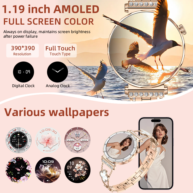 LIGE Damski Smartwatch 1.19