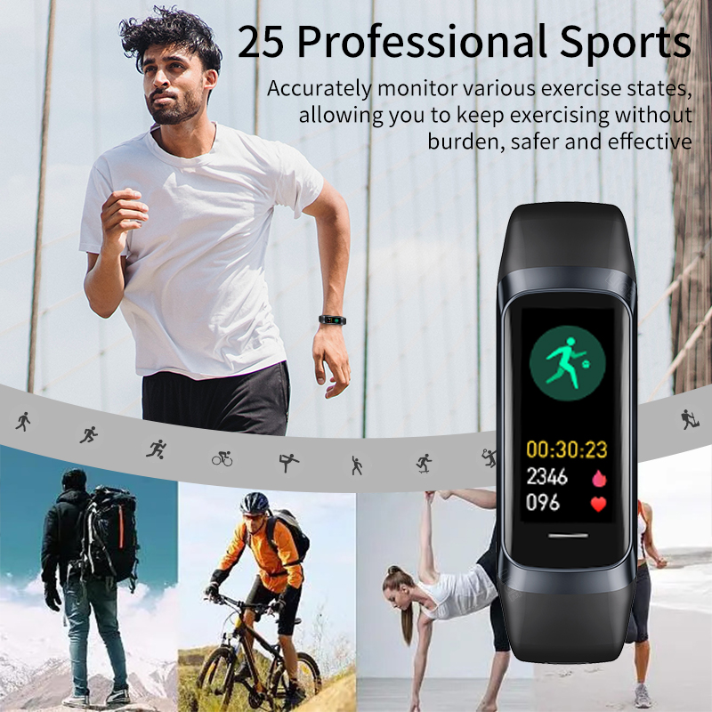 LIGE 1.1 Calowy Smartband z Ek – Smartwatch Slim Watches For Men recenzja i cena