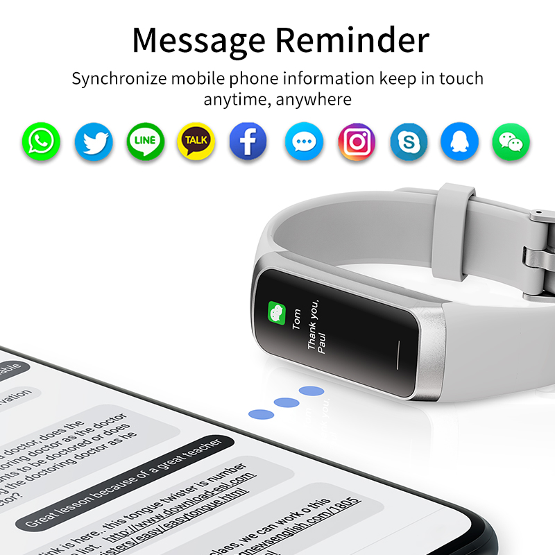 LIGE 1.1 Calowy Smartband z Ek – Smartwatch Slim Watches For Men recenzja i cena