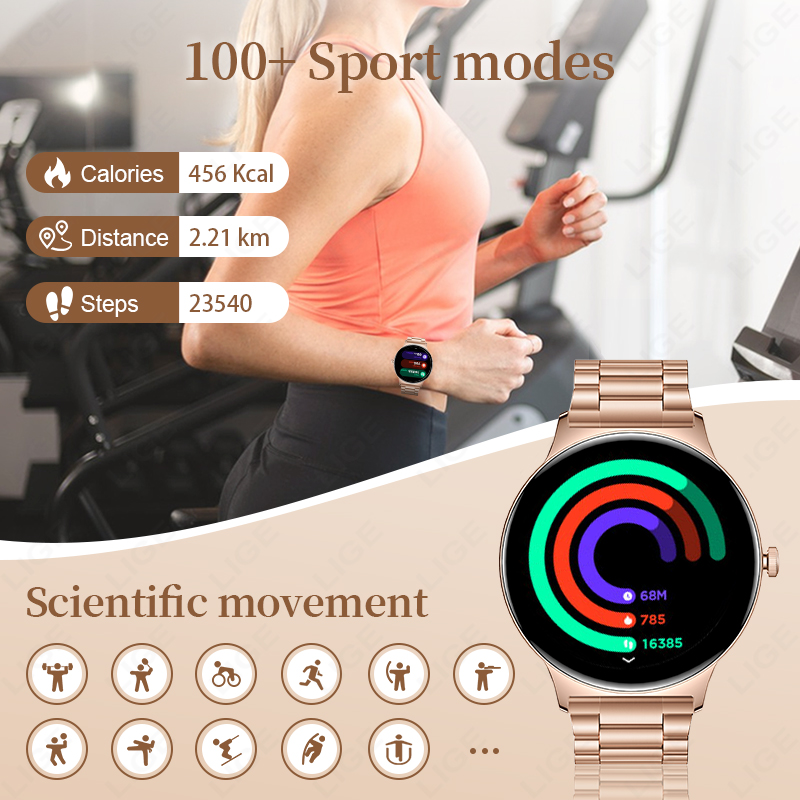 LIGE Nowy Smartwatch 7,9 mm dl – Smartwatch Slim Watches For Men recenzja i cena