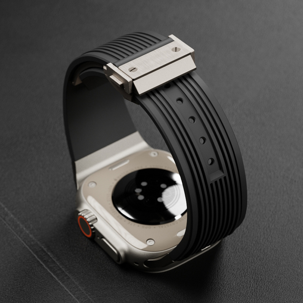 Silikonowy pasek do Apple Watc – Smartwatch Slim Watches For Men recenzja i cena