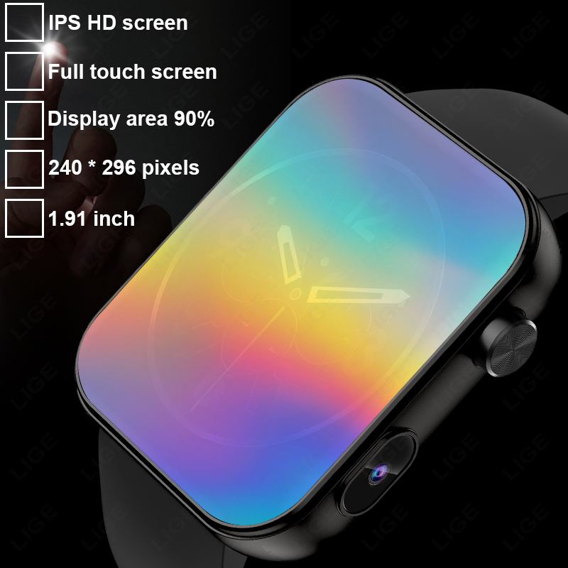 LIGE z kamerą może robić zdjęc – Smartwatch Latest Watches For Men recenzja i cena