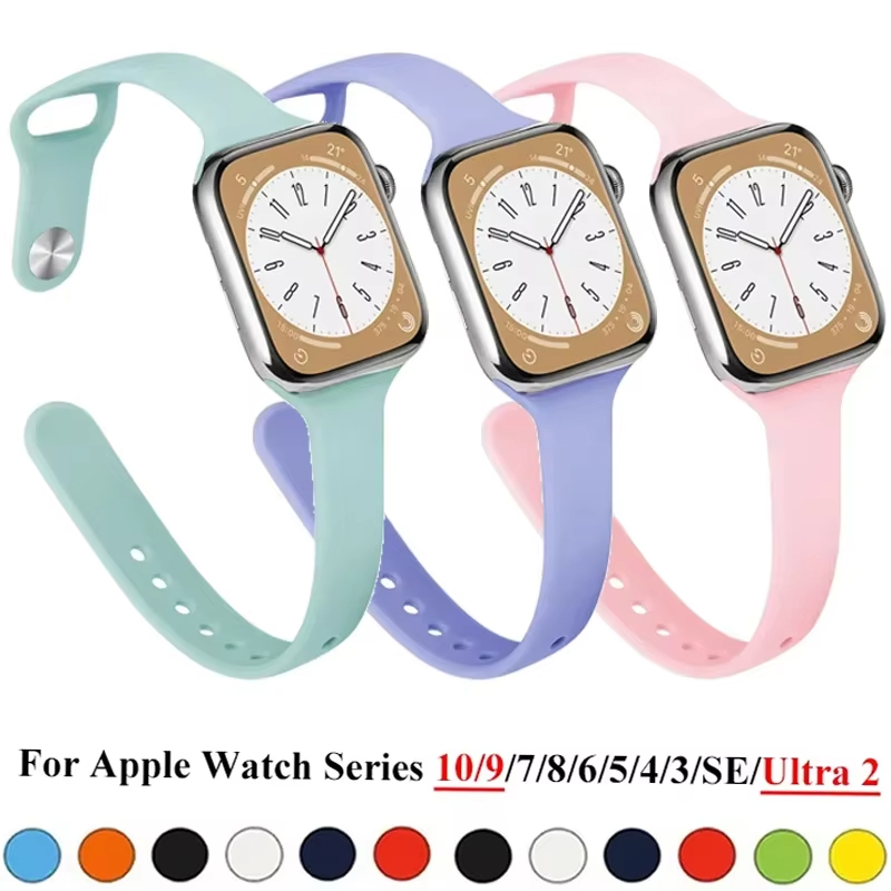 Cienki silikonowy pasek do App – Smartwatch Slim Watches For Men recenzja i cena