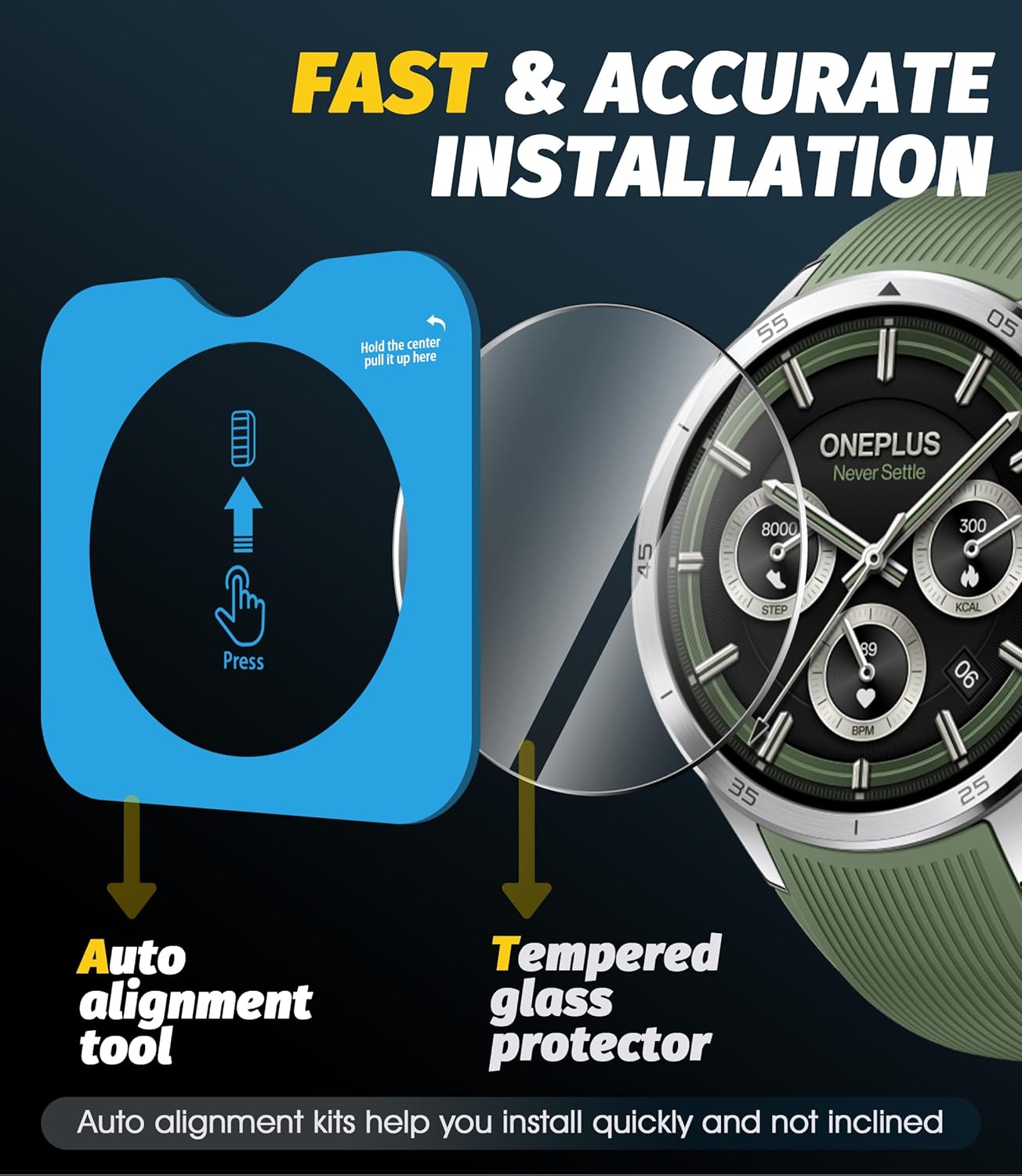 Szkło hartowane 9H z łatwą ins – Smartwatch Oneplus Watches recenzja i cena
