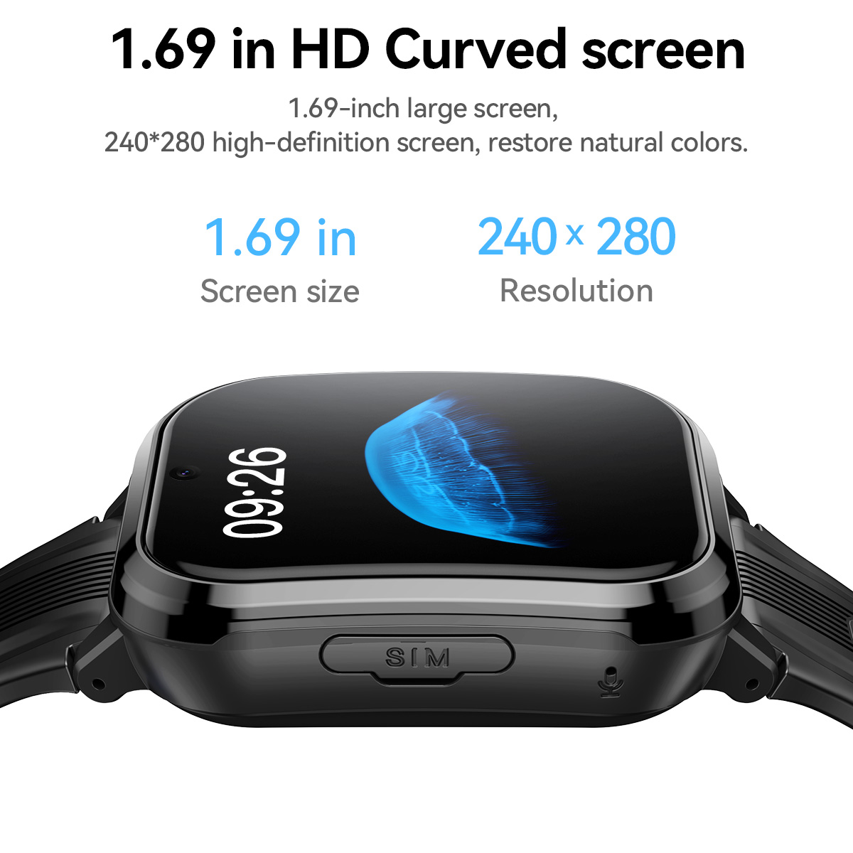 HOCO Y108 1.69-calowy zakrzywi – Smartwatch Watches For Kids With Gps recenzja i cena