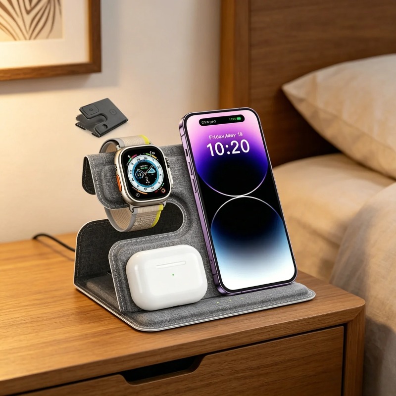 Bezprzewodowa stacja ładująca  – Smartwatch Phone Watches recenzja i cena
