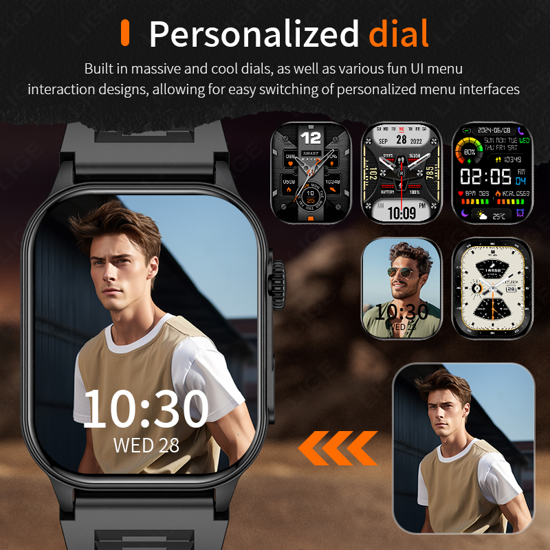 LIGE inteligentny zegarek dla  – Smartwatch Latest Watches For Men recenzja i cena